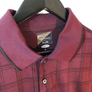 Greg Norman Tasso Elba Play Dry Golf Shirt